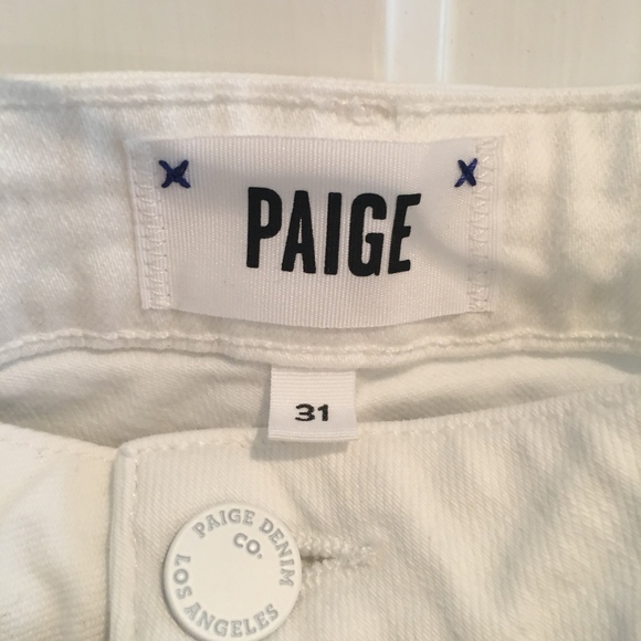 Paige Brigitte - Crisp White Jeans NWT 31 - Picture 5 of 8